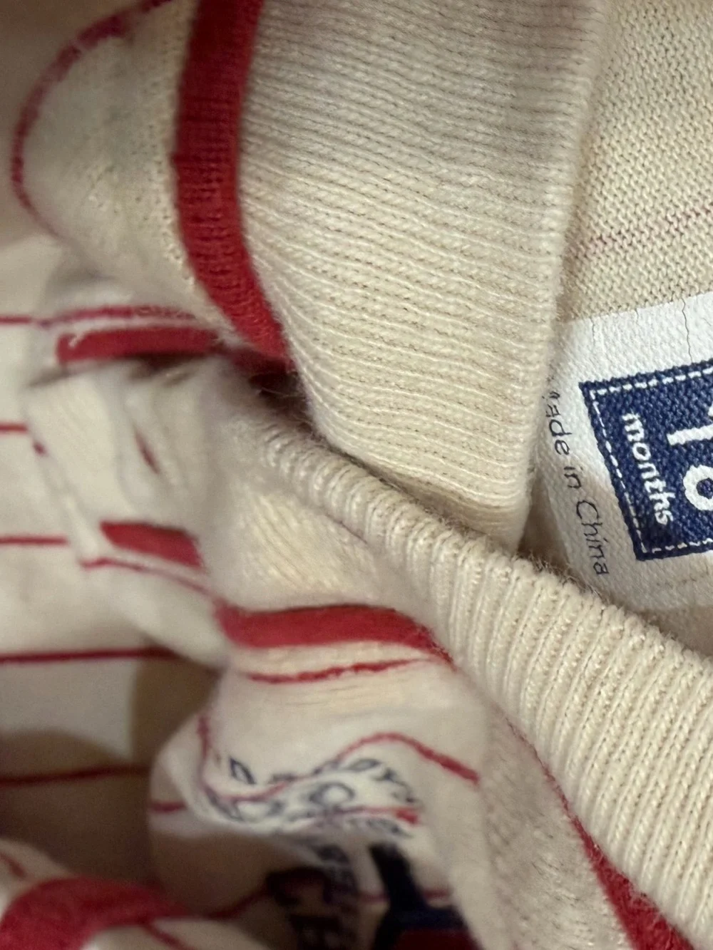 Carter’s Baseball Striped Baby Romper